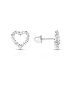 Lilu aur 14 kt inima si cubic zirconia 