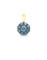 pandantiv Vida aur 18 kt cu diamante albastre FI52078S-UD8YX