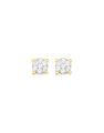 cercei aur 14 kt bouquet stud cu diamante QE8220BIC