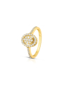 inel de logodna aur 14 kt bouquet pave cu diamante RG097707-214-Y