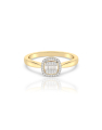 inel de logodna aur 14 kt baguette cu diamante EU08654RF0012-Y