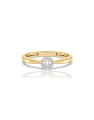 inel de logodna aur 14 kt baguette cu diamante EU11505RF0009-Y
