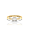 inel de logodna aur 14 kt baguette cu diamante EU11505RF0015-Y