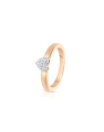 inel de logodna aur 14 kt inima bouquet cu diamante SR108239901-P