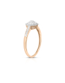 inel de logodna aur 14 kt bouquet pave cu diamante SJ00099RF0010-P