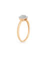 inel de logodna aur 14 kt bouquet cu diamante SR104556001-P
