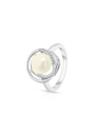 inel argint 925 cu perla de cultura si cubic zirconia RS8853PE-WH