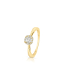 inel de logodna aur 14 kt halo cu diamante RG100961-214-Y