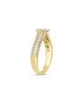 inel de logodna aur 14 kt bouquet pave cu diamante RG101701-214-Y