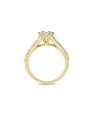 inel de logodna aur 14 kt bouquet pave cu diamante RG101701-214-Y
