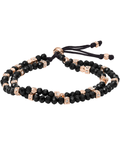 Fossil Arm Party Black beaded 