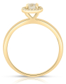 inel de logodna aur 14 kt halo cu diamante RG103891-30-214-Y