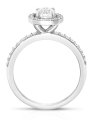 inel de logodna aur 14 kt halo pave cu diamante RG103890-40-114-W