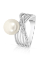 inel argint 925 cu perla si cubic zirconia TR5724-RG-W