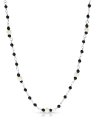 colier argint 925 cu perle si cristale negre BB235130-RH-WBK