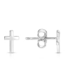 cercei argint 925 stud cruce MS185-OR-RH
