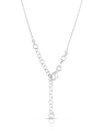 colier argint 925 cu lant triplu si perle LS005-CL1-RH-W