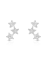 cercei aur 18 kt stud lung stele cu diamante E615-W