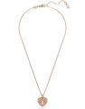 colier Swarovski Hyperbola inima cu perle 5680402