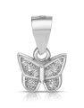 pandantiv argint 925 fluture si cubic zirconia YE8155-PD-W