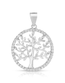 pandantiv argint 925 copacul vietii si cubic zirconia TP2216-PD-W