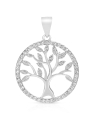 pandantiv argint 925 copacul vietii si cubic zirconia TP2229-PD-W