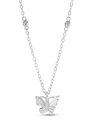 colier argint 925 fluture si cubic zirconia GN9979-CH-W