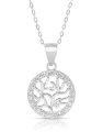 colier argint 925 copacul vietii si cubic zirconia GS9809-CH-W