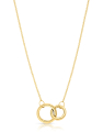 colier aur 14 kt cu cercuri FR082-CL-Y