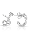 cercei argint 925 stud lung cu cubic zirconia BB250170-RH-W