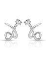 cercei argint 925 stud lung cu cubic zirconia BB250170-RH-W