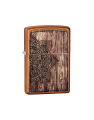 Bricheta Zippo Wood Mandala Design 29828